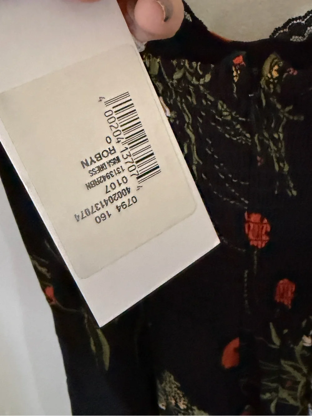 NWT REFORMATION Irisa Floral Trumpet Dress in Robyn Size US 0 lace trim - Picture 8 of 15